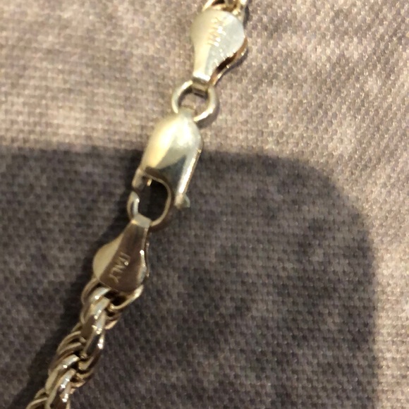 Silver Rope Necklace - Picture 5 of 7
